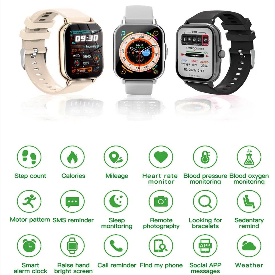 Trend 2025 New Reloj Inteligente for Apple Xiaomi Fitness Blood Pressure Sleep Monitoring Smartwatches BT Call Sport Smart Watch